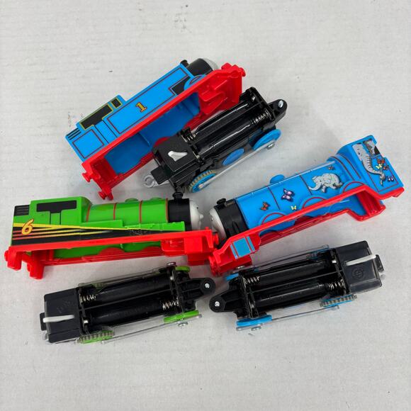 Thomas & Friends Trackmaster Lot 3 Motorized Trains Percy Mattel Gullane Works - Picture 12 of 13